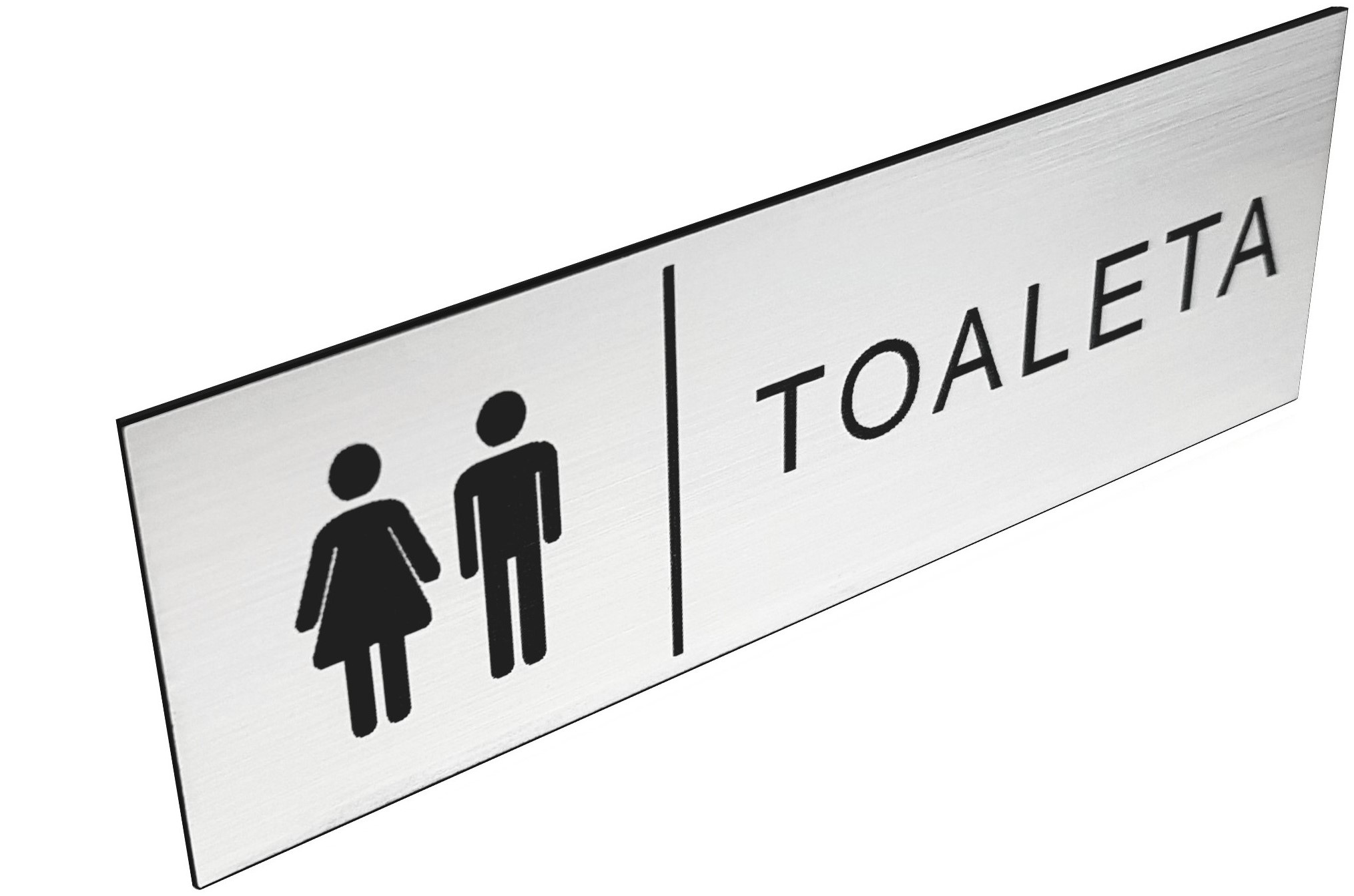 Tabliczka informacyjna toaleta